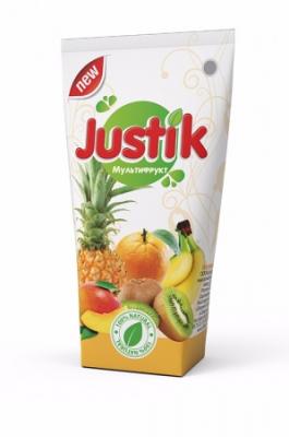 Нектар Мультифруктовый Justik тетра пак Гост 0.2л*20