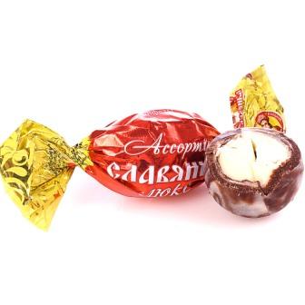 Ассорти Славянка ЛЮКС конфеты 1*6 кг