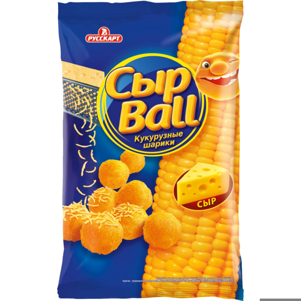 СырBall со вкусом сыра кукурузные шарики  45г*24