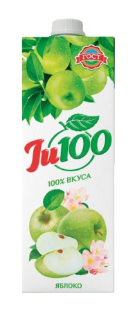 Нектар Яблочный осв. Ju100 тетра пак Гост 1,95л (6) Широкий Карамыш
