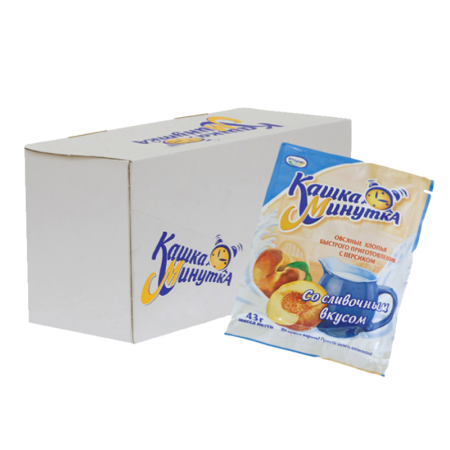 Кашка Минутка Овс хл Малина  пакет 37г*25